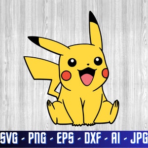 Pikachu Head Svg  Cute Pikachu PNG