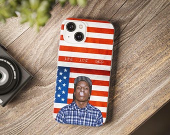 ASAP ROCKY Live. Love. ASAP. Rapper Hip Hop Custom Phone Case Fit for 14 Pro Max, iPhone 14 Pro, iPhone 13, iPhone 12 Pro, iPhone 11, G S23