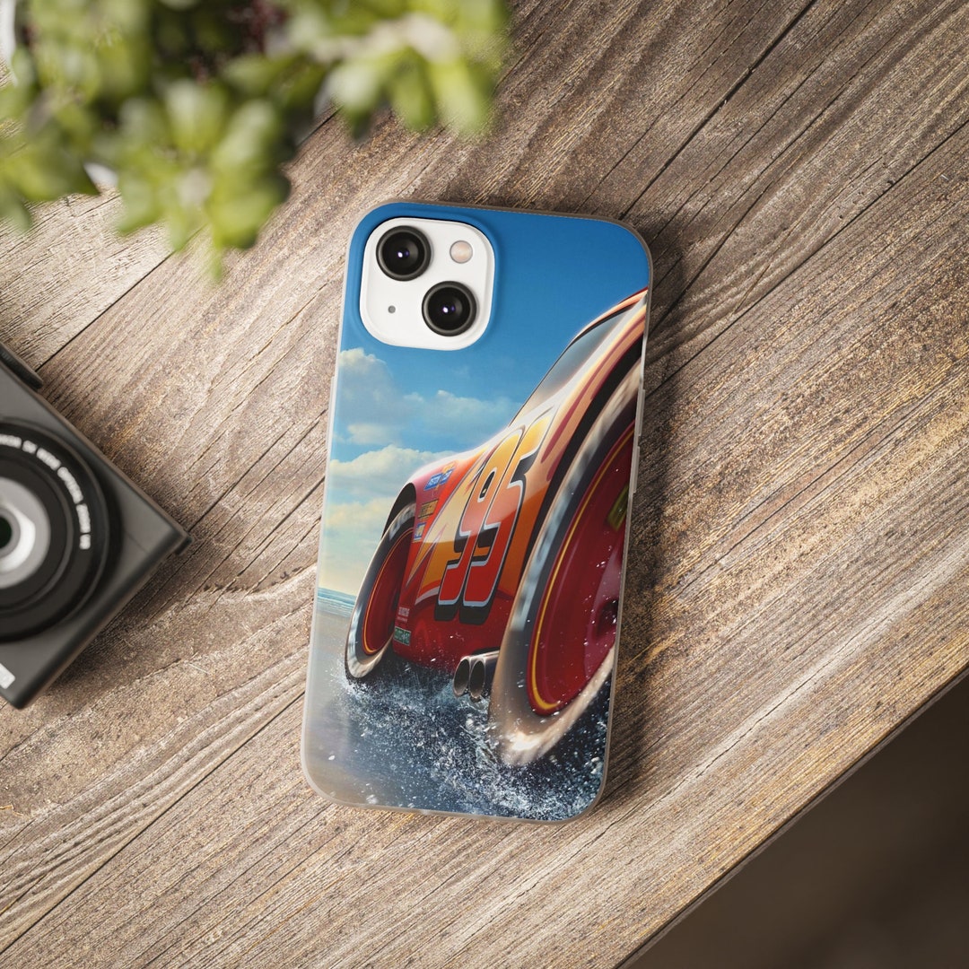 Lightning Mcqueen Custom CARS Movie Phone Case iPhone Fit for 14 Pro