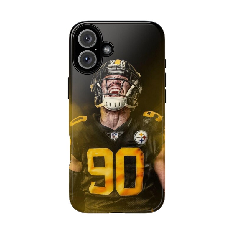 TJ Watt Steelers NFL Custom Football Phone Case iPhone Fit for iPhone 16, 16 Pro, iPhone 16 Pro Max, iPhone 15, iPhone 13, iPhone 12 image 6