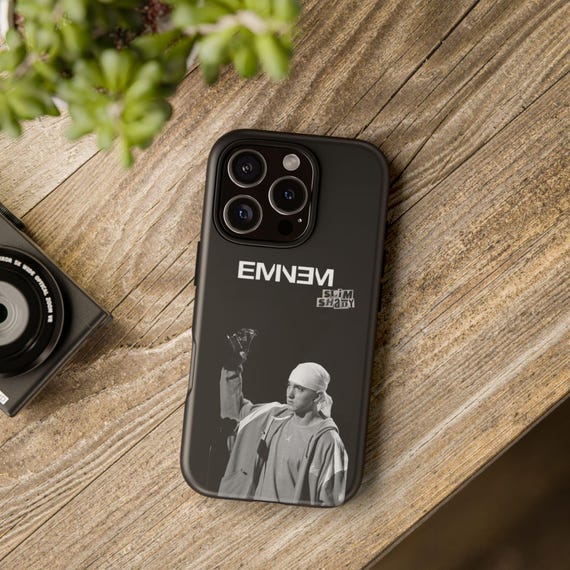 EmInEm 　iPhone12本体 Eminem Artist Rapper Custom Phone Case Fit for iPhone 16, 16 Pro