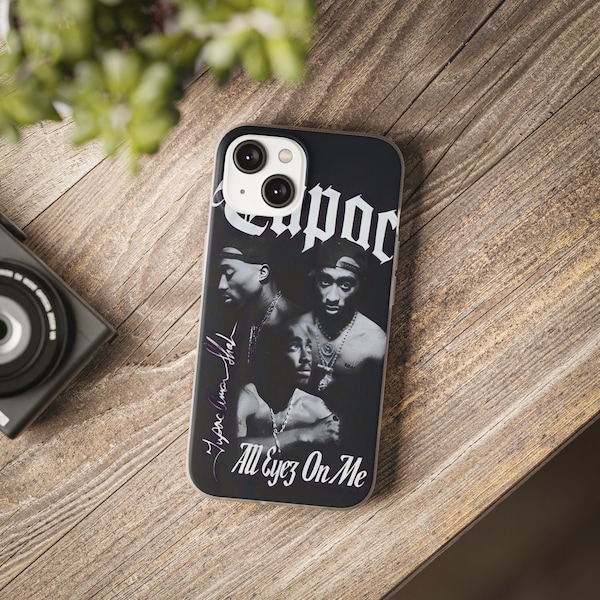 TUPAC 2pac Custom Album Cover Rapper Handyhülle iPhone Fit für 14 Pro Max, iPhone 14 Pro, iPhone 13, iPhone 12 Pro, iPhone 11, Galaxy S23+