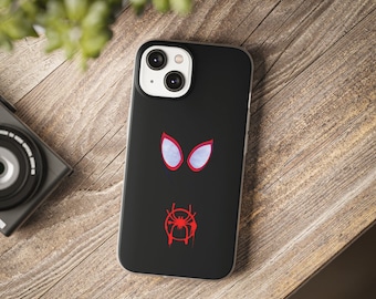 Spider-Man Miles Morales Custom Phone Case iPhone 14 Pro Max ,iPhone 14 Pro, iPhone 13, iPhone 12 Pro Max, iPhone 11, Galaxy S23 Ultra, S22