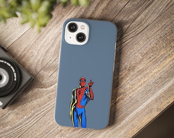 Spider-man Case Funny Superheroes iPhone Funda de teléfono para iPhone 14 Pro Max, iPhone 14 Pro, iPhone 13, iPhone 12 Pro, iPhone 11, IphoneX