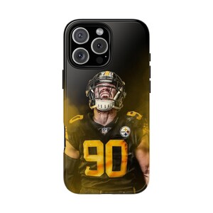 TJ Watt Steelers NFL Custom Football Phone Case iPhone Fit for iPhone 16, 16 Pro, iPhone 16 Pro Max, iPhone 15, iPhone 13, iPhone 12 image 4