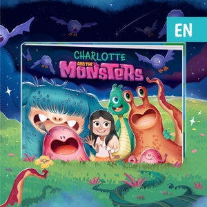 Custom Personalized Hardcover Monsters Book for kids - Perfect Personalized Book as a gift idea for kids - unique kids gift