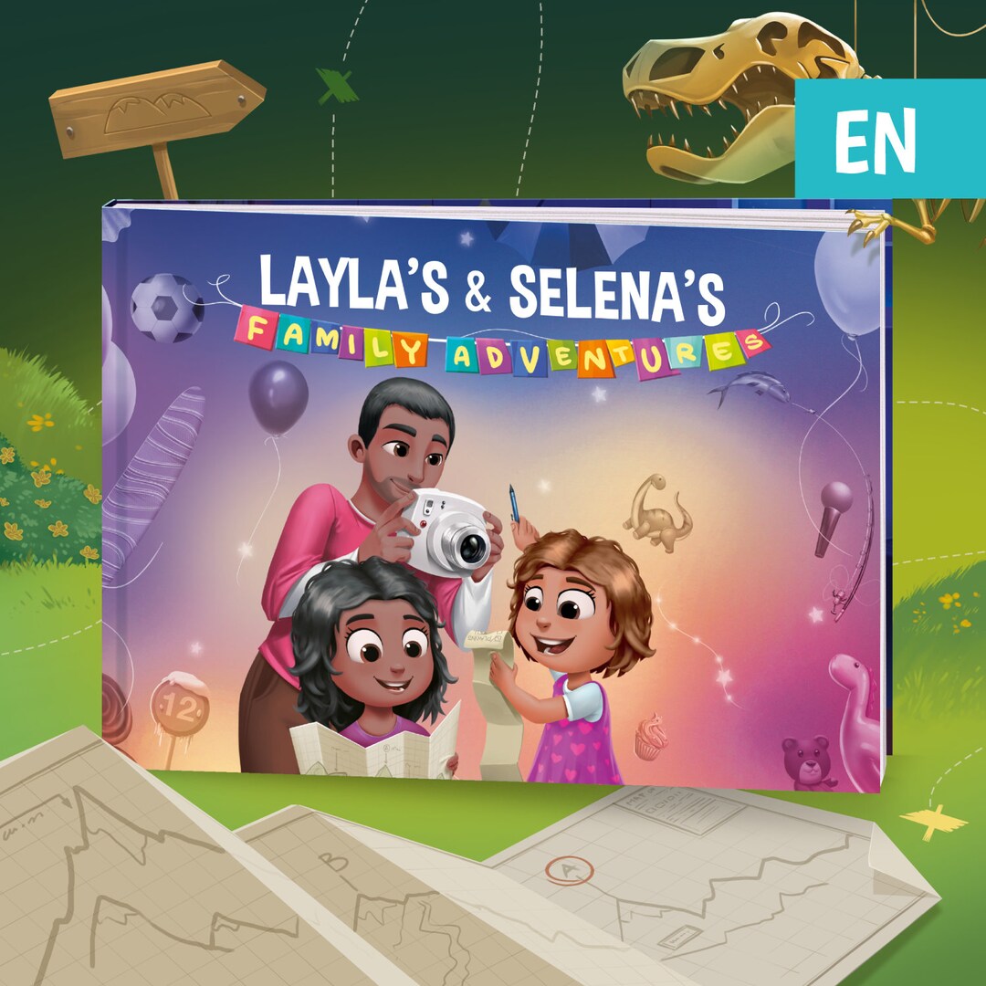 personalized-stories-book-for-dad-and-two-siblings-family-adventures