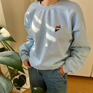 Toucan Stout Stickerei Unisex Pullover. Bier Besticktes Sweatshirt. Retro Design Perfektes Geschenk. Minimalistische Grafik