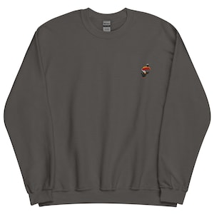 Pull unisexe brodé Toucan Stout. Sweat-shirt brodé « Belle journée pour une bière Guinness » à la vitamine G. Charcoal