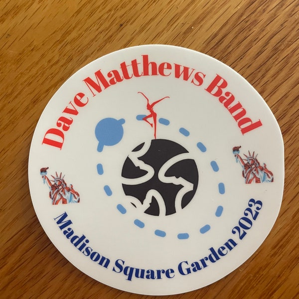 Dave Matthews MSG 2023 Sticker