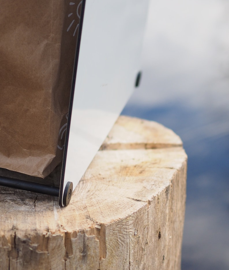 Porte-sac en papier écologique. Conception durable, tailles multiples, déchets, recyclage, durable. image 10
