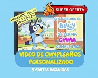 Mensaje de Video Personalizado / ¡Video Cumpleaños hecho a medida!
