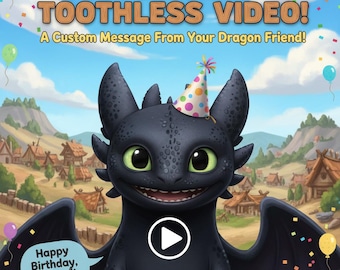 Mensaje de video personalizado sin dientes / ¡Feliz cumpleaños, video personalizado!