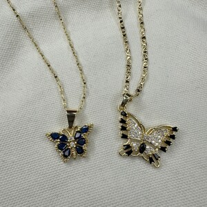 Butterfly Necklaces - Cadenas con Dijes de Mariposa