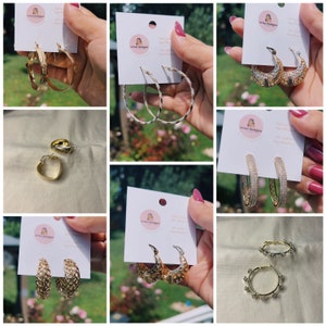 Hoop Earrings Collection #2 / Aretes de Aro Coleccion #2
