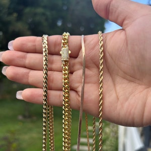 Unisex Chain Necklaces Collection #2 | Cadenas de Oro Unisex Colección #2