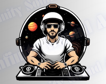 DJ T shirt | Music shirt | DJ gift | hip hop shirt | urban shirt | urban art | techno t-shirt | digital design | music art | festival shirt