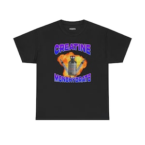 Creatine Monohydrate t-shirt, Tren t-shirt, funny gym meme t-shirt, funny ten t-shirt, weighlifting t-shirt, gym t-shirt for him