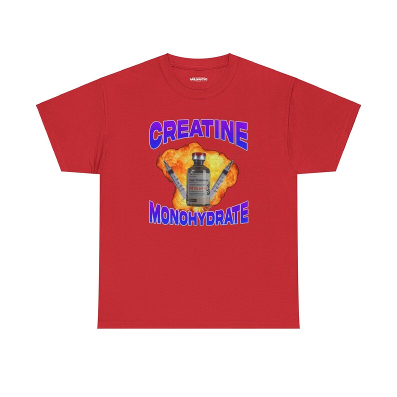 Creatine Monohydrate t-shirt, Tren t-shirt, funny gym meme t-shirt, funny ten t-shirt, weighlifting t-shirt, gym t-shirt for him image 7