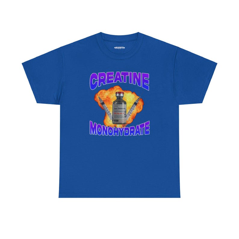 Creatine Monohydrate t-shirt, Tren t-shirt, funny gym meme t-shirt, funny ten t-shirt, weighlifting t-shirt, gym t-shirt for him image 5