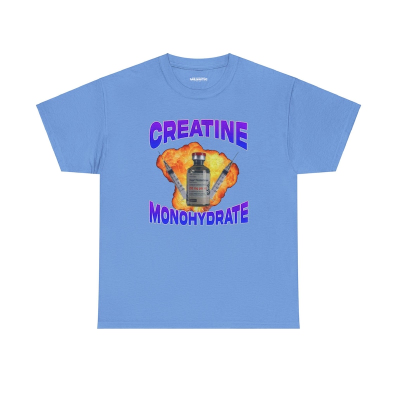 Creatine Monohydrate t-shirt, Tren t-shirt, funny gym meme t-shirt, funny ten t-shirt, weighlifting t-shirt, gym t-shirt for him image 4