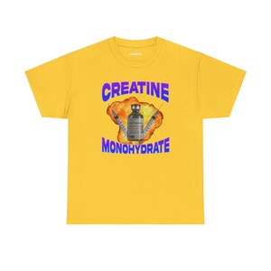 Creatine Monohydrate t-shirt, Tren t-shirt, funny gym meme t-shirt, funny ten t-shirt, weighlifting t-shirt, gym t-shirt for him image 3
