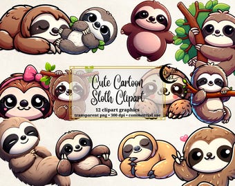 100 Adesivi con Bradipi per Bottiglie d'Acqua e Laptop - Favors e Decorazioni a Tema Bradipo, Adesivi Impermeabili con Animali e Natura - Sloth Stickers