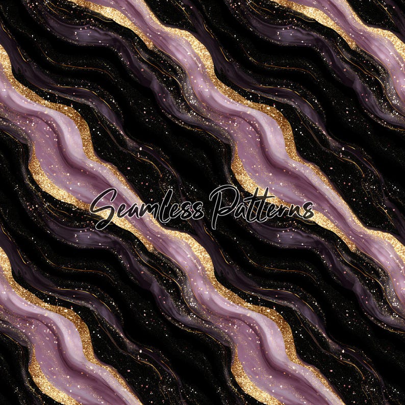 Mauve Gold Agate Digital Paper: Swirl Marble Backgrounds (300dpi JPG) image 8