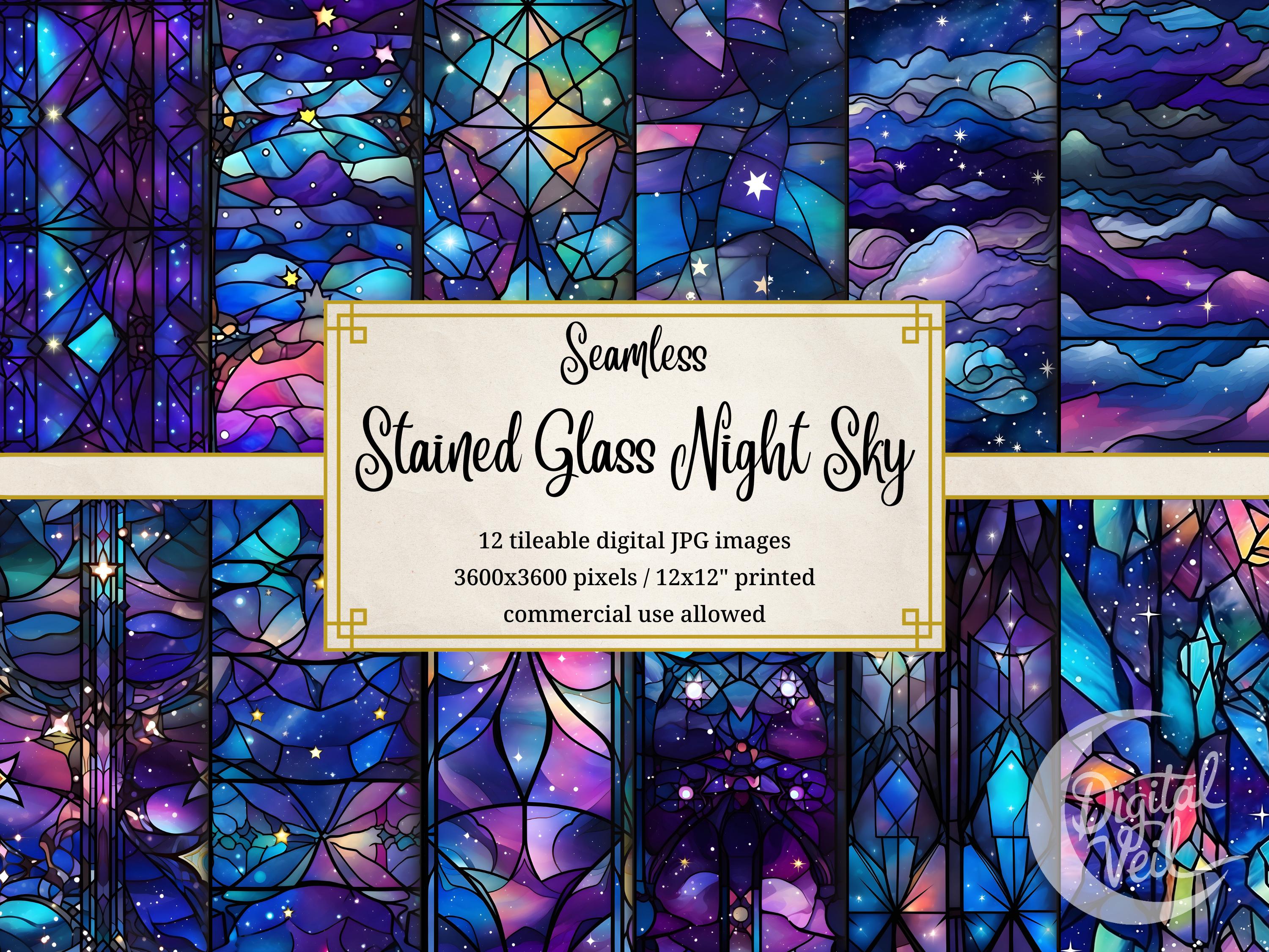 Northern Lights Stained Glass - Etsy