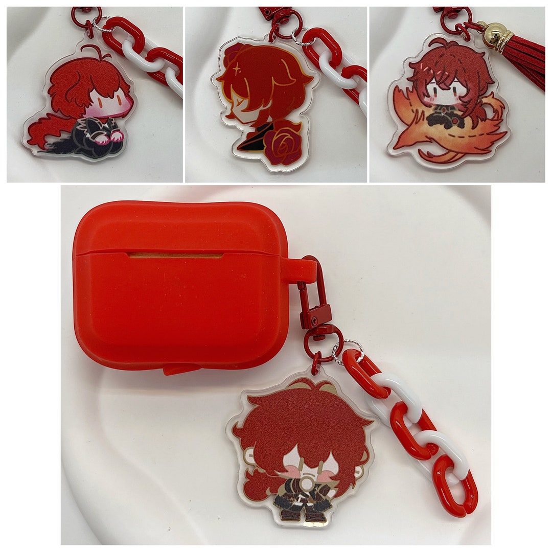 Genshin Impact Diluc Silicone Material Protective Case for Etsy