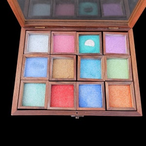 Fine Dust Powder Gemstone Crushed Ring Inlay Painting Woodworking