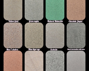 Natural crushed Coarse Gemstone All Stone fine Dust Sand For Massage Powder Resin Art Powder Crystal Hilling Craft Making Woodworking