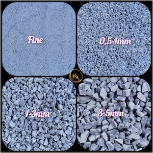 Blue Crushed Fine Dust Powder - All Size