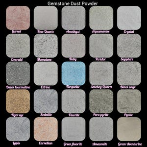 Natural crushed Coarse Gemstone All Stone fine Dust Sand For Massage Powder Resin Art Powder Crystal Hilling Craft Making Woodworking