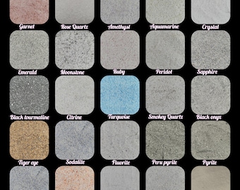 Natural crushed Coarse Gemstone All Stone fine Dust Sand For Massage Powder Resin Art Powder Crystal Hilling Craft Making Woodworking