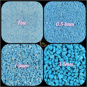 Turquoise Coarse Gemstone Crushed Powder - Woodworking Ring Inlay Crafts Project