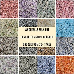 Gemstones Crushed Coarse Powder 1-3mm Size | Wholesale Bulk Lot Of Gemstone Crushed Coarse | Great for Woodworking Ring Inlay Resin Art