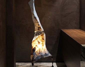 Original Eco Materials Interior Hand Made Metal Paper Lamp