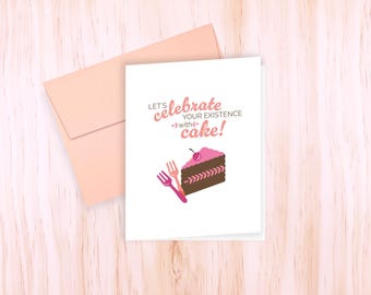 Birthday Cake Card | Celebration Cake