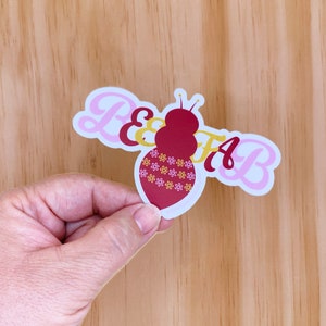 Bee Die Cut Matte Vinyl Sticker | Bee Fabulous Sticker | Bee Fab Sticker | Durable Weatherproof Sticker