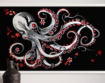 Octopus design (Aspect Ratio 16:9) SALE 40% OFF For 1 WEEK