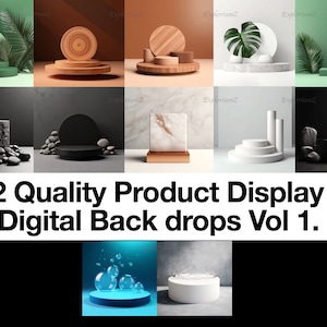 12 Product Display podium back drops  Vol.1 - High Quality