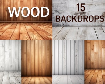 Set of 15 wood backdrops, wood backgrounds, photography background, photography backdrop, wood texture, wood backdrop, wood background