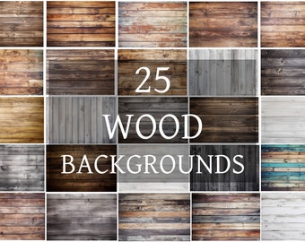 Set of 25 Wood backgrounds, wood backdrops, wood background, wood texture, photography backgrounds