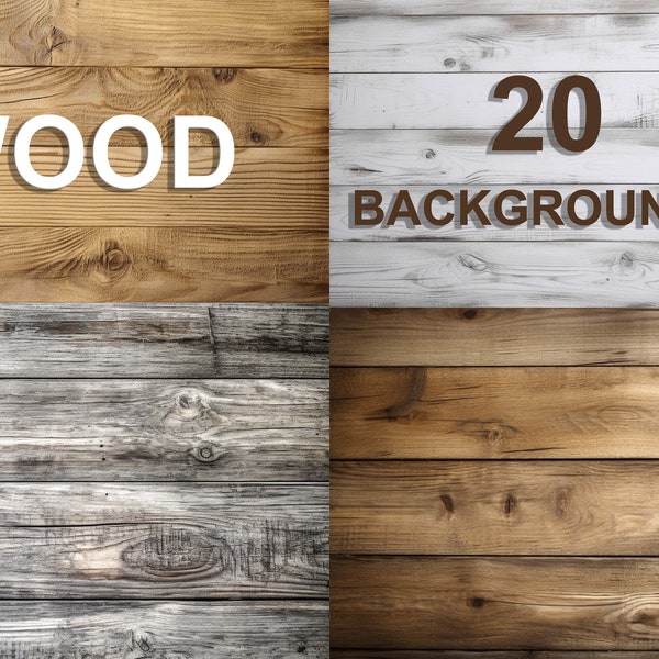 Set of 20 Wood backgrounds, wood backdrops, wood background, wood texture, photography backgrounds