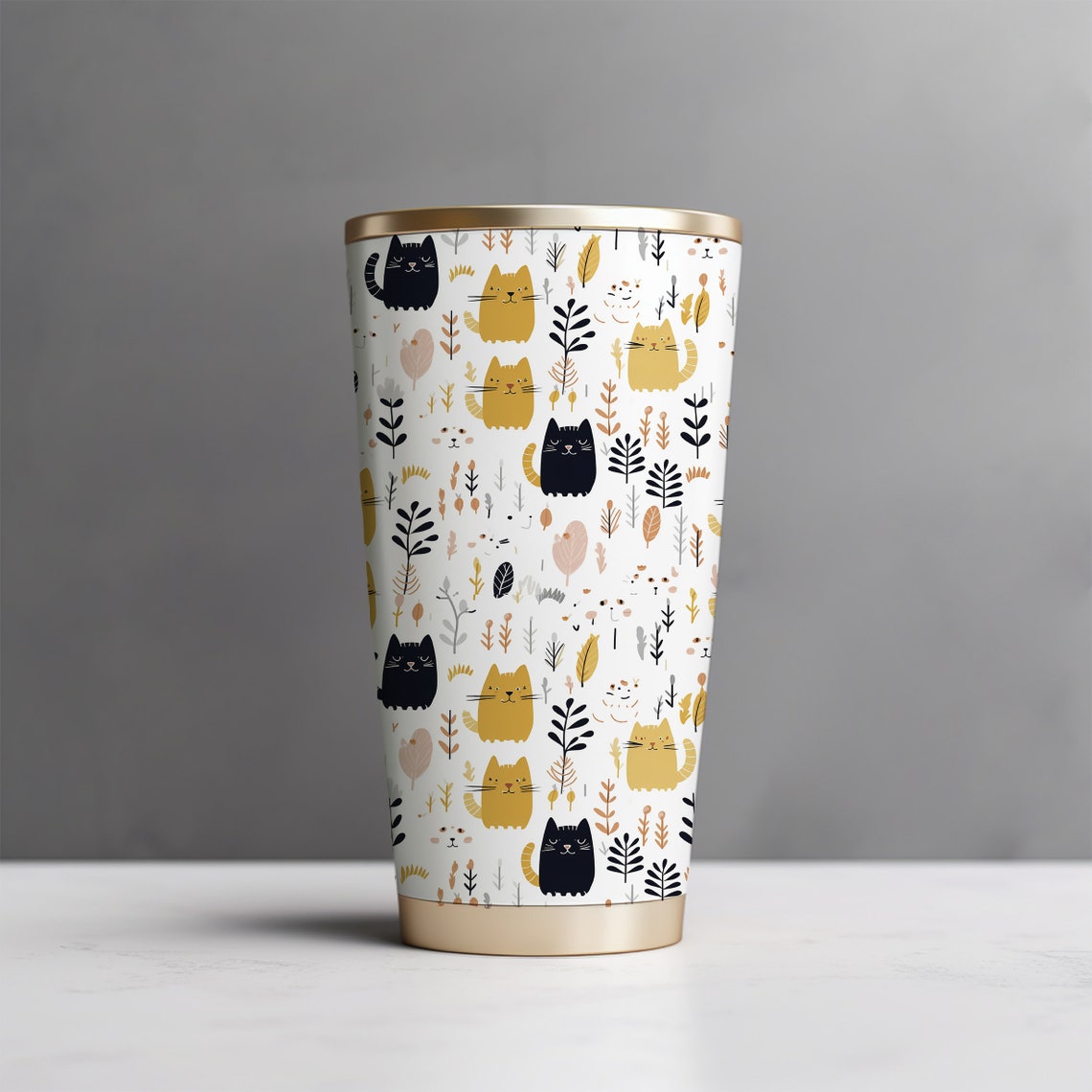 15 Seamless Cats Patterns, Digital Paper With Cats, Cats Collage Sheets ...