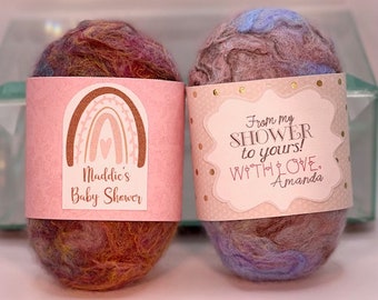 Personalized Felted Soap - Perfect for Bridal and Baby Showers!