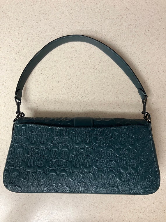 Coach Small Shoulder Bag in Forest Green Gem