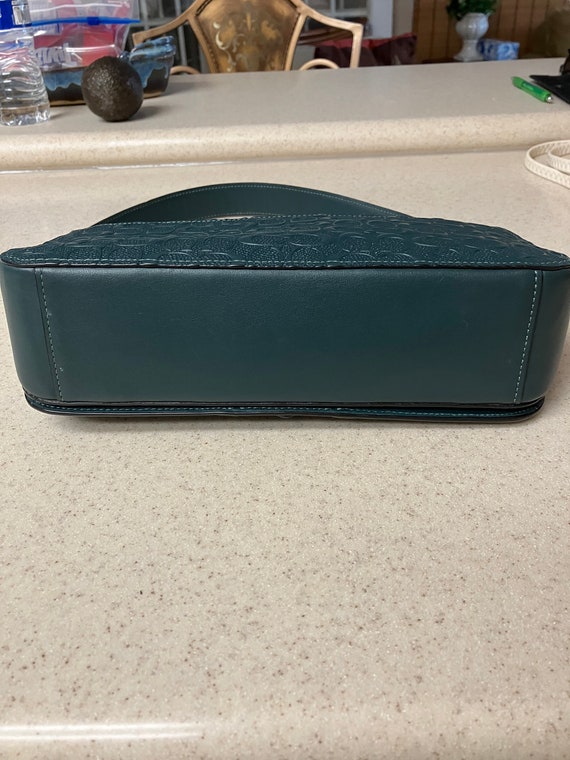 Coach Small Shoulder Bag in Forest Green Gem