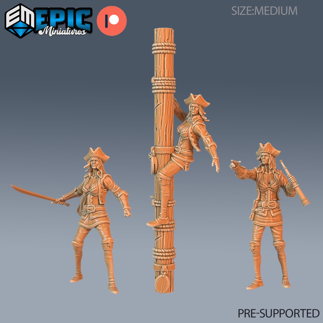 Pirate Boatswain Jdr Ennemy NPC From EPIC MINIATURES Etsy